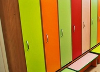 Шкафчики для раздевалок «Лидер-детский» ЛДСП
